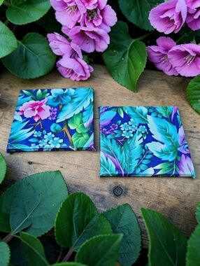 Floral Coaster Set